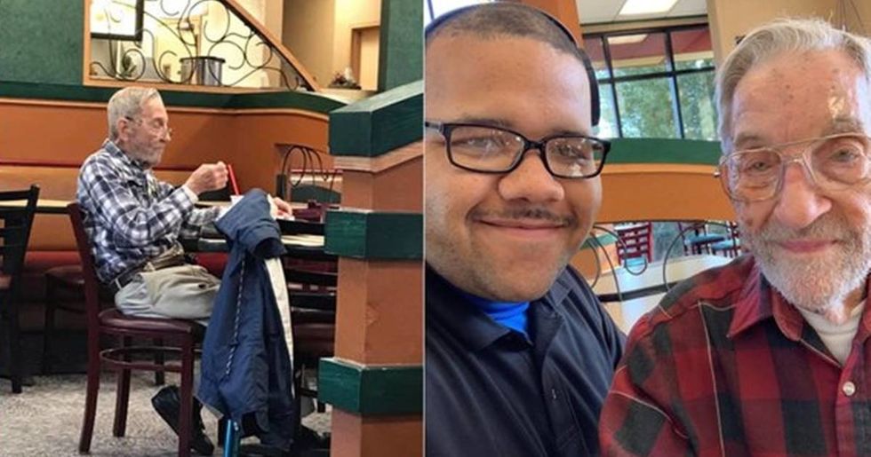 A 98-year-old WWII veteran with no family ate at Arby's every day, so they gave him free food for life
