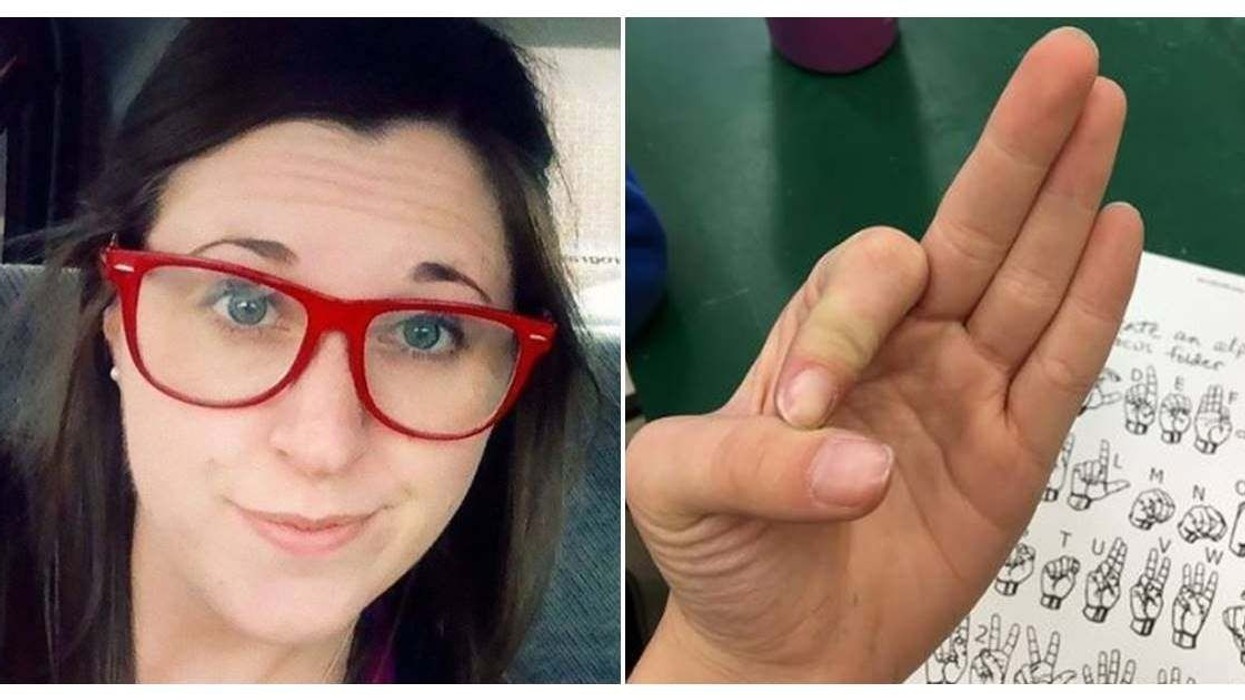 This teacher had to tell her deaf students that people can hear farts. Their reaction was hilarious.