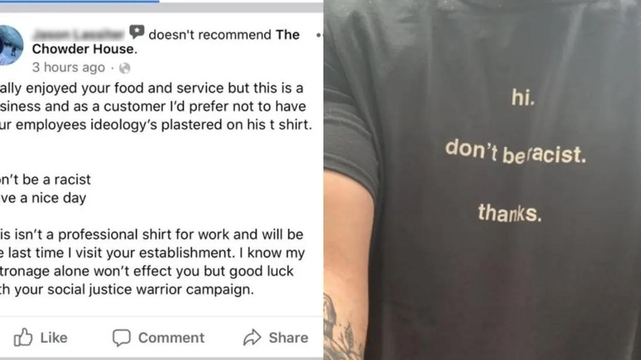 anti-racism, restaurant review, fairbanks alaska, viral tweet, social justice, etsy shirts, black-owned businesses, racism, chowder house, positive backlash