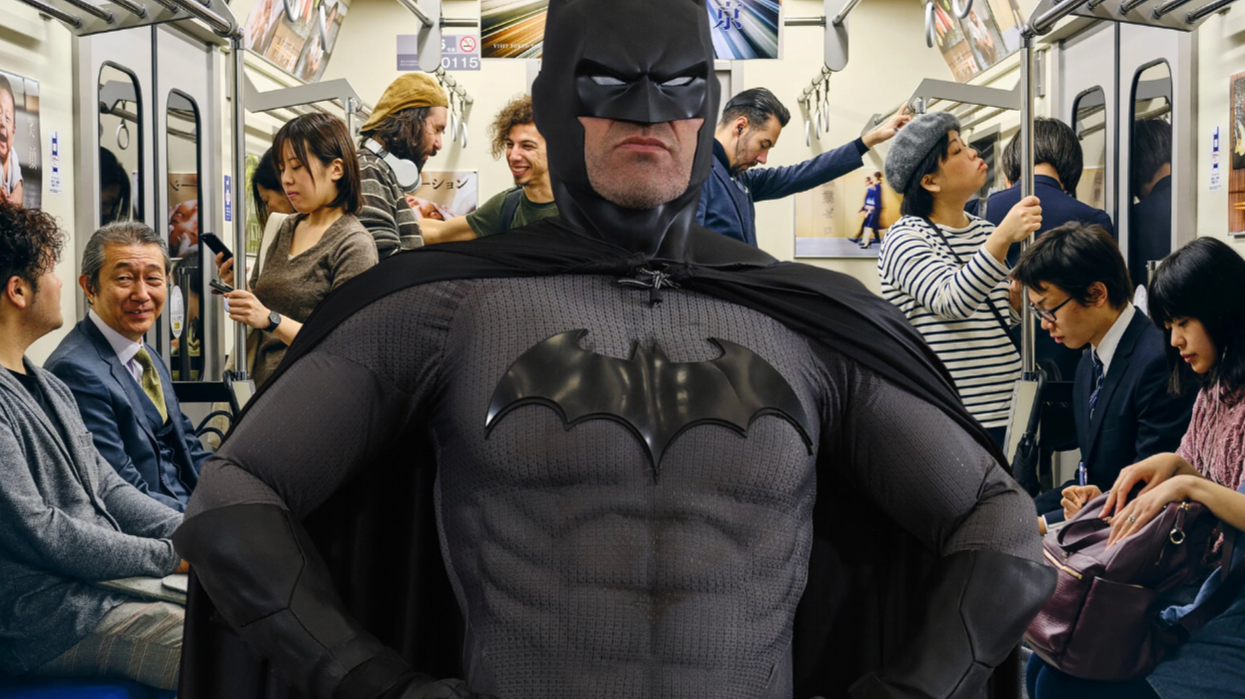 batman, subway, social experiment, batman effect, psychology