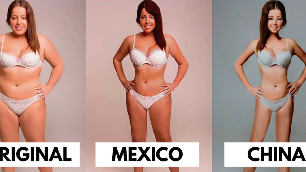 beauty standards, Perceptions of Perfection, Superdrug Online Doctors, photoshop experiment, body image, ideal body, global beauty, BMI, societal pressure, viral study