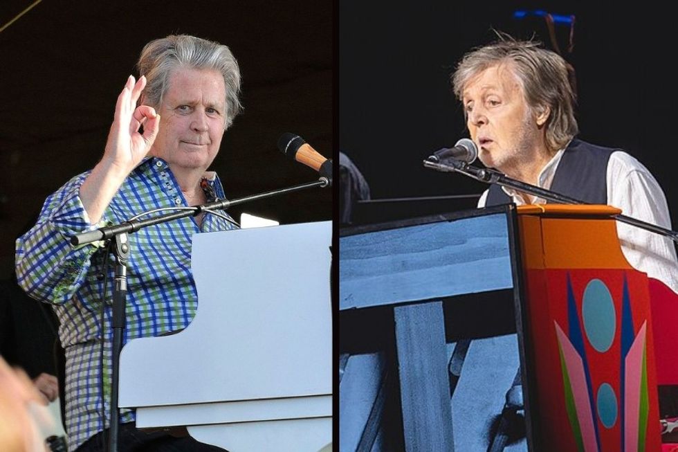 Paul McCartney inspired Brian Wilson by playing Beatles song - GOOD