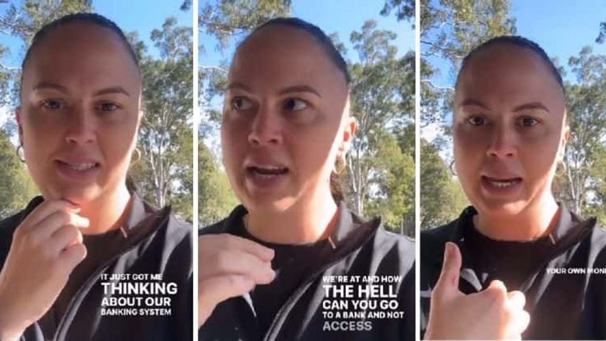 cashless banking, digital banks, bank won't give cash, tiktok banking story, Taryn Compton viral video, atm only policy, banking system Australia, losing access to cash