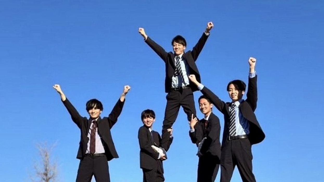 cheer-re-man's, japan, business, suit, cheerleading, japanese, businessmen, salarymen