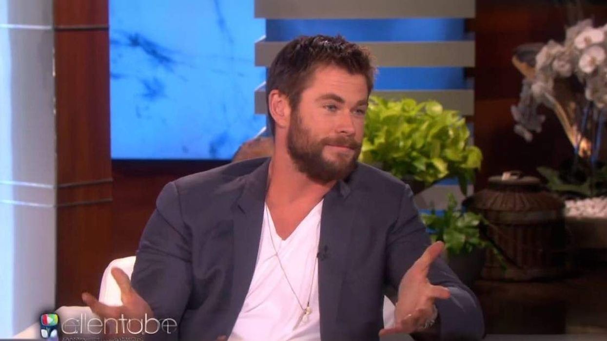 Chris Hemsworth's reaction to his daughter wanting 'the thing' deserves a standing ovation.