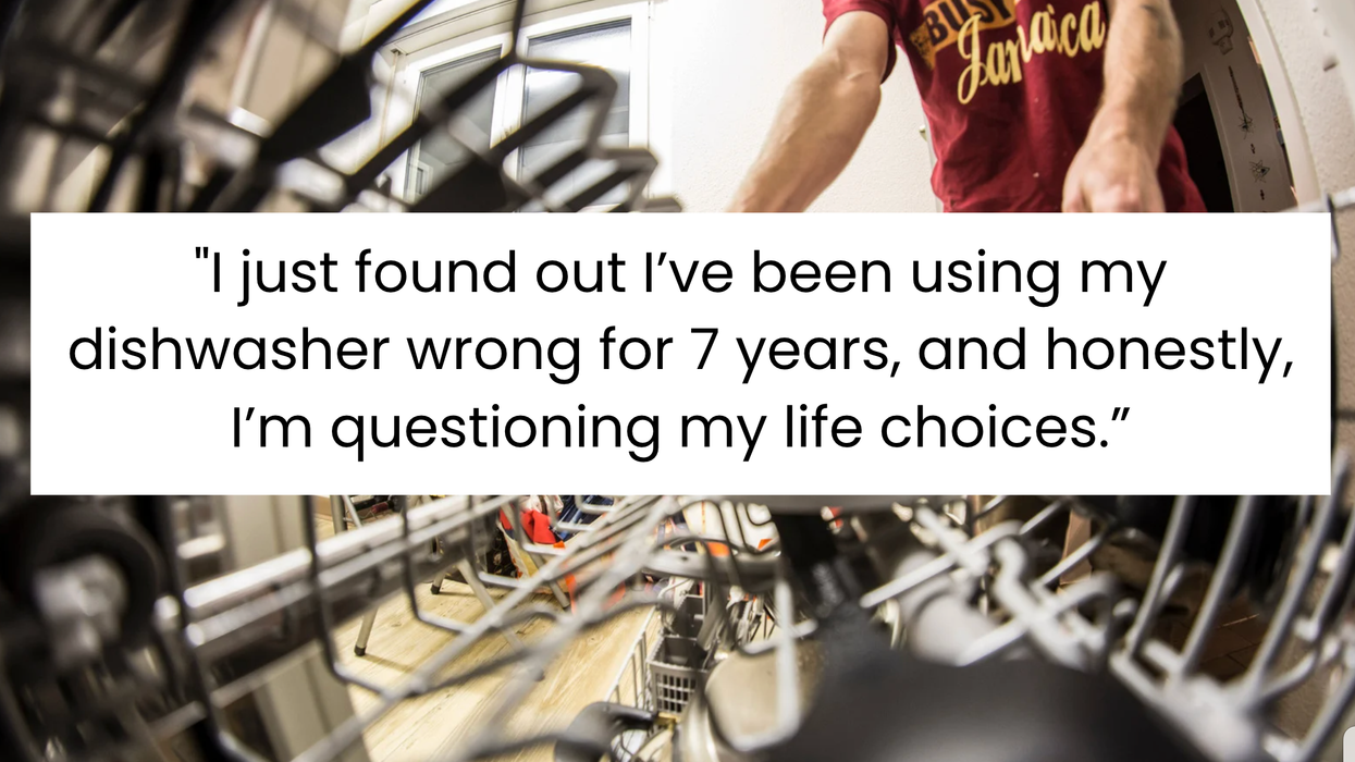 common mistakes, life hacks, Reddit, viral story, funny, relatable, household tips, appliances, dishwasher, laundry, TIL