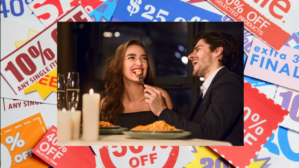 coupons, dating, first date ideas, economy, frugal living