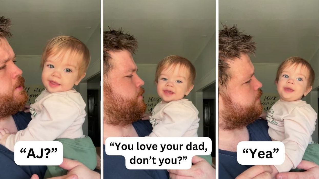 Dad sneakily makes his son confess he likes dad more than his mom and it's hilarious