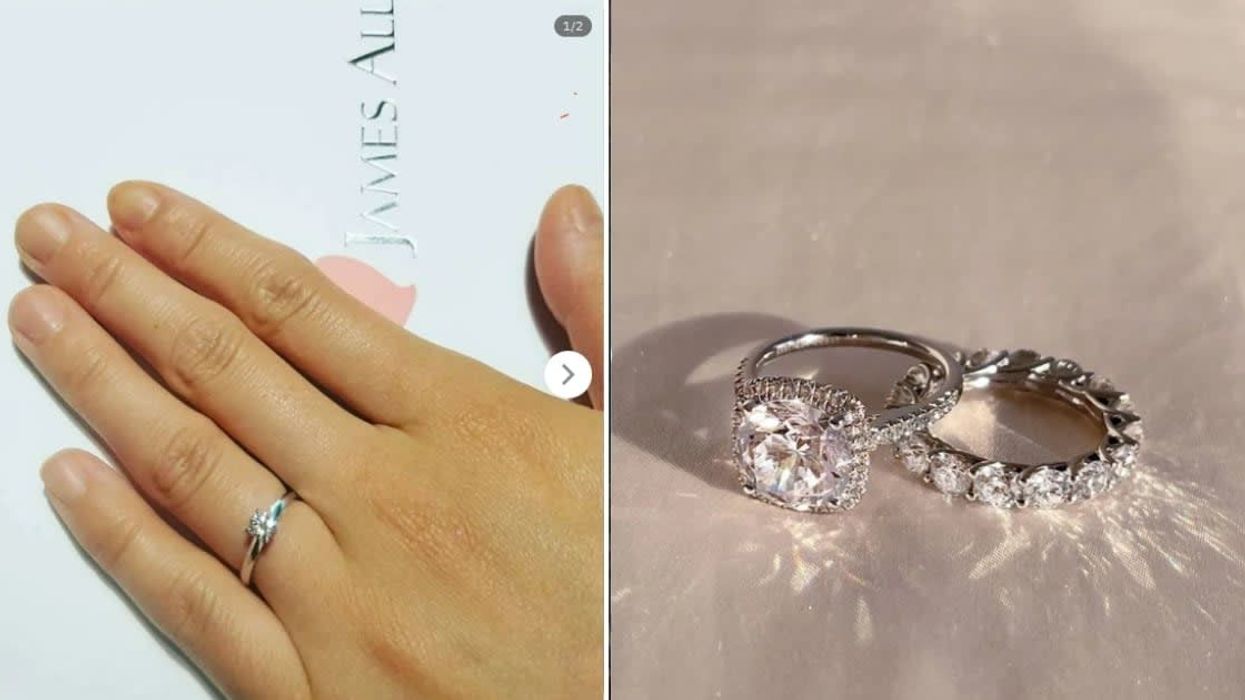 Wife has surprising response to husband 'upgrading' her wedding ring with a bigger diamond
