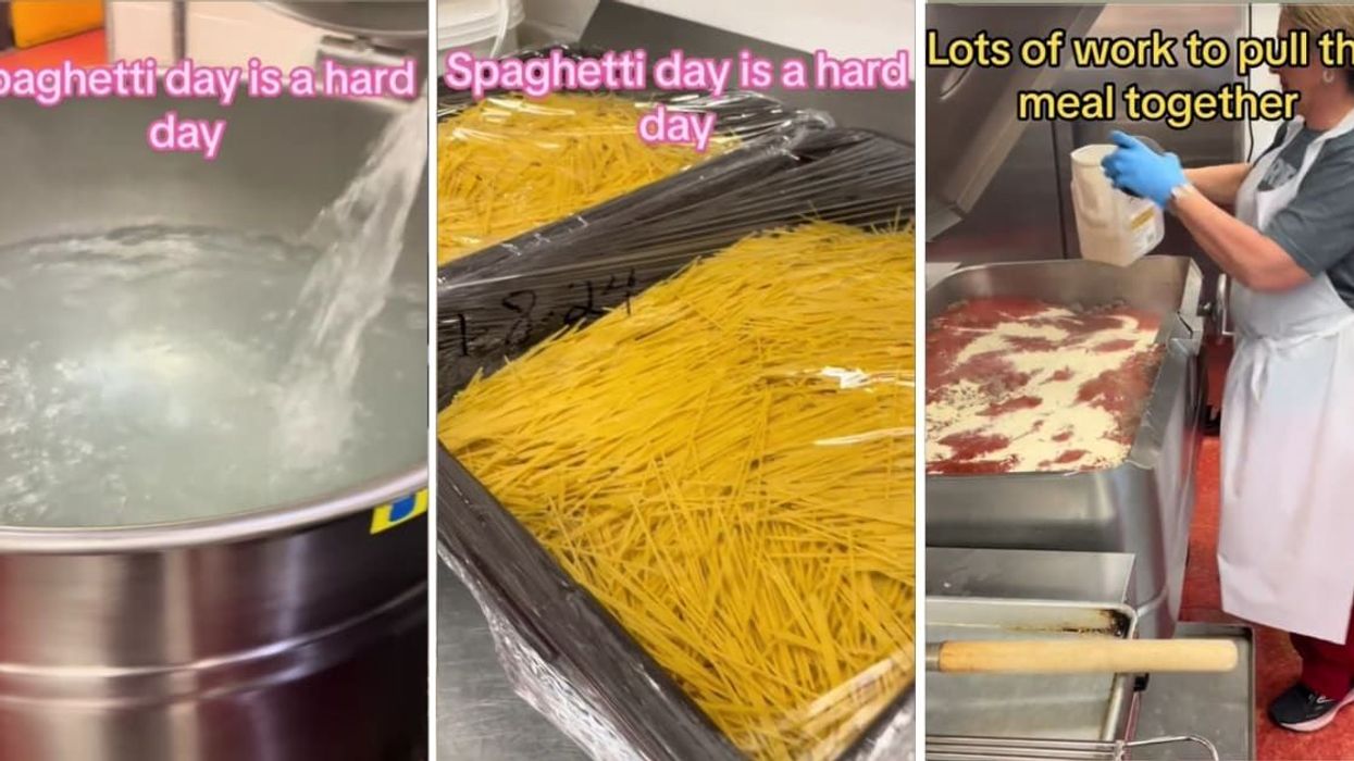 Lunch lady highlights the collective effort it takes to put delicious meals on students' tables