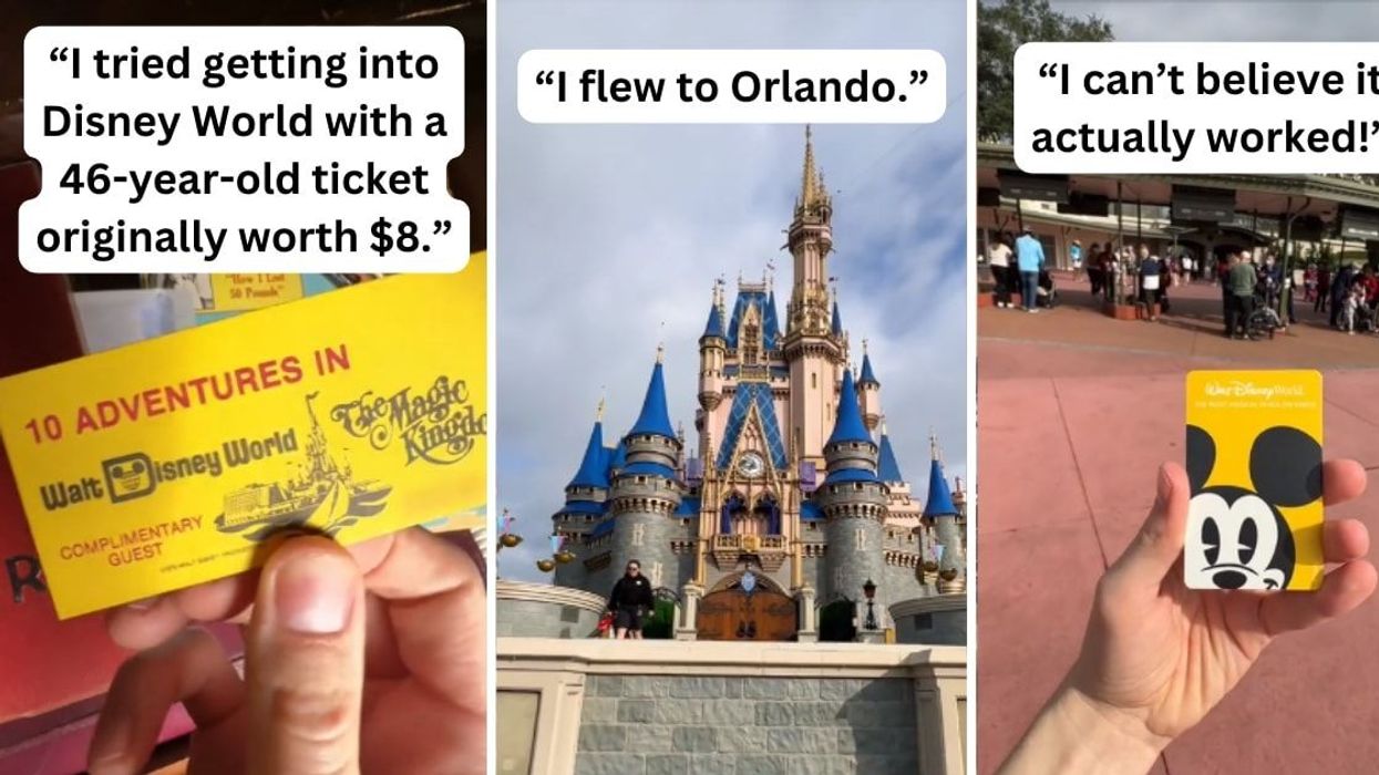 Man gains entry into Disneyland with a ticket that was half a century old