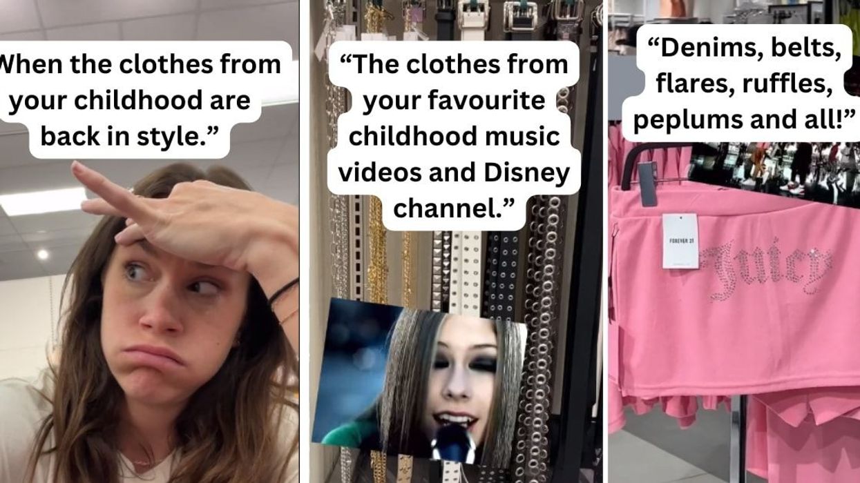Millenial mom has the funniest reactions to 90s and 2000s fashion trends making a comeback