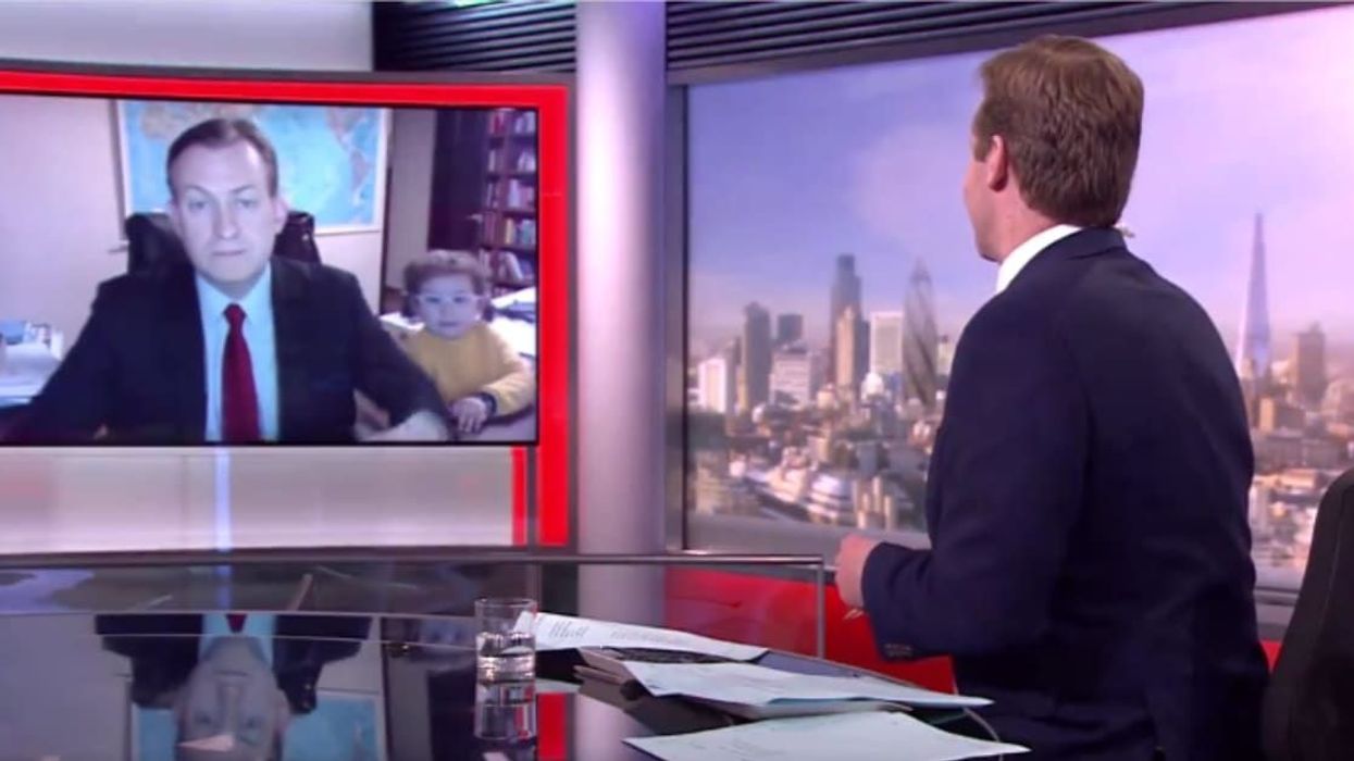 'BBC Dad' marks 7th anniversary of children gatecrashing his interview by sharing adorable family photos