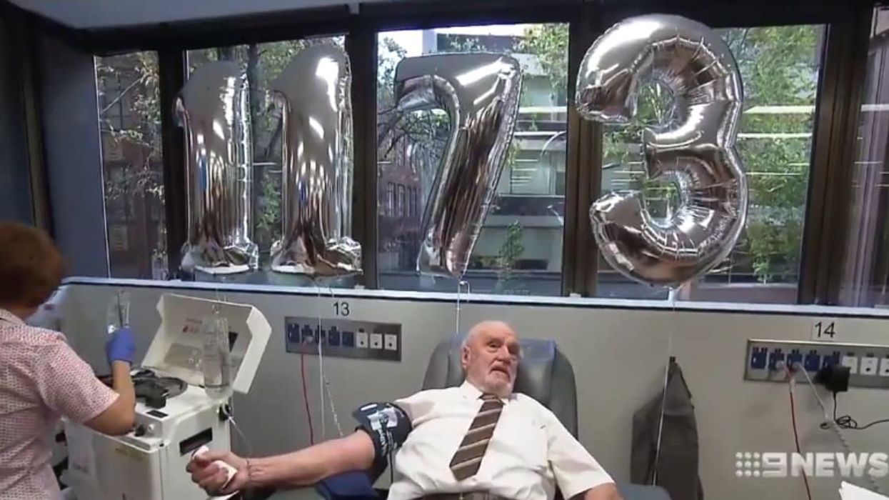 The man who saved the lives of 2.4 million babies by donating blood nearly every week for 60 years