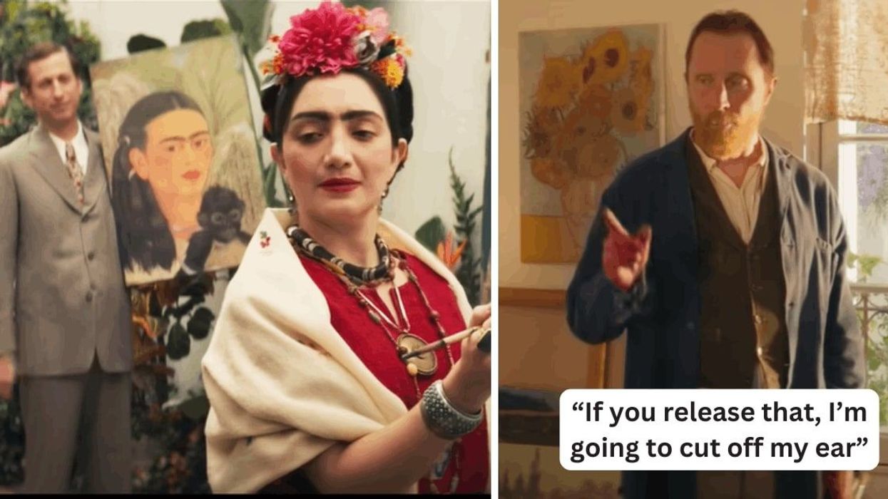 Hilarious spoof shows Van Gogh and Frida Kahlo dealing with today's corporate honchos