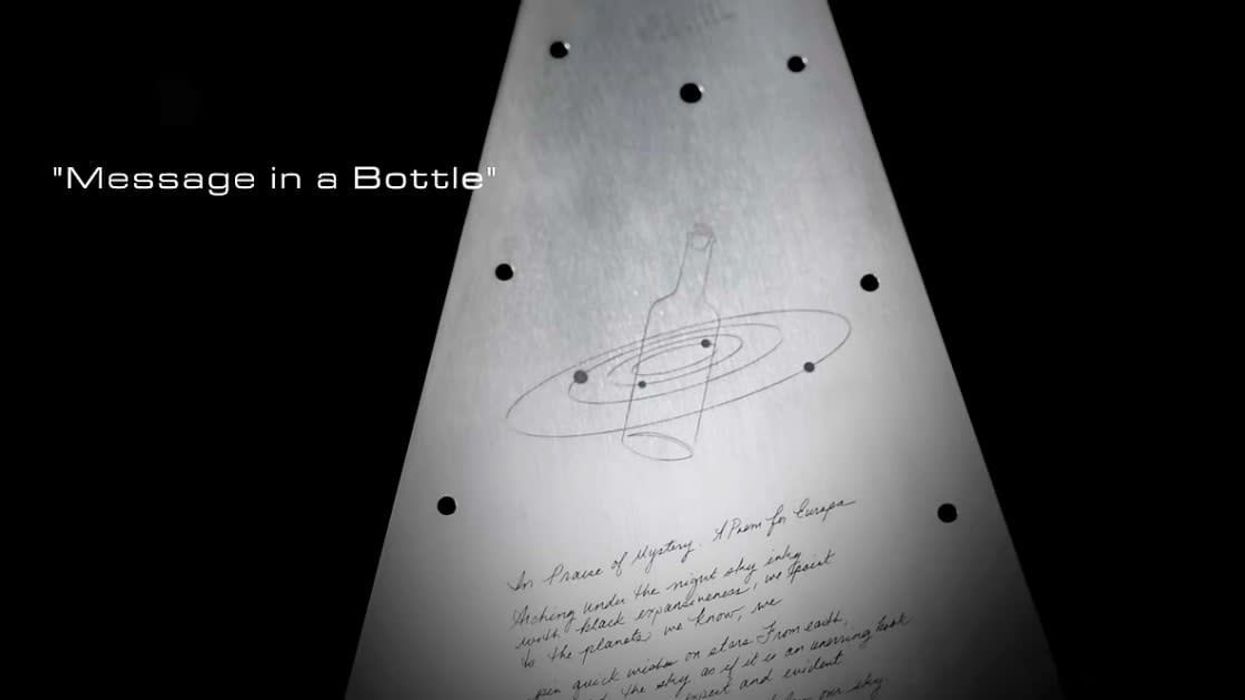 NASA reveals the 'Message in a Bottle' to be sent into space to explore extraterrestrial life