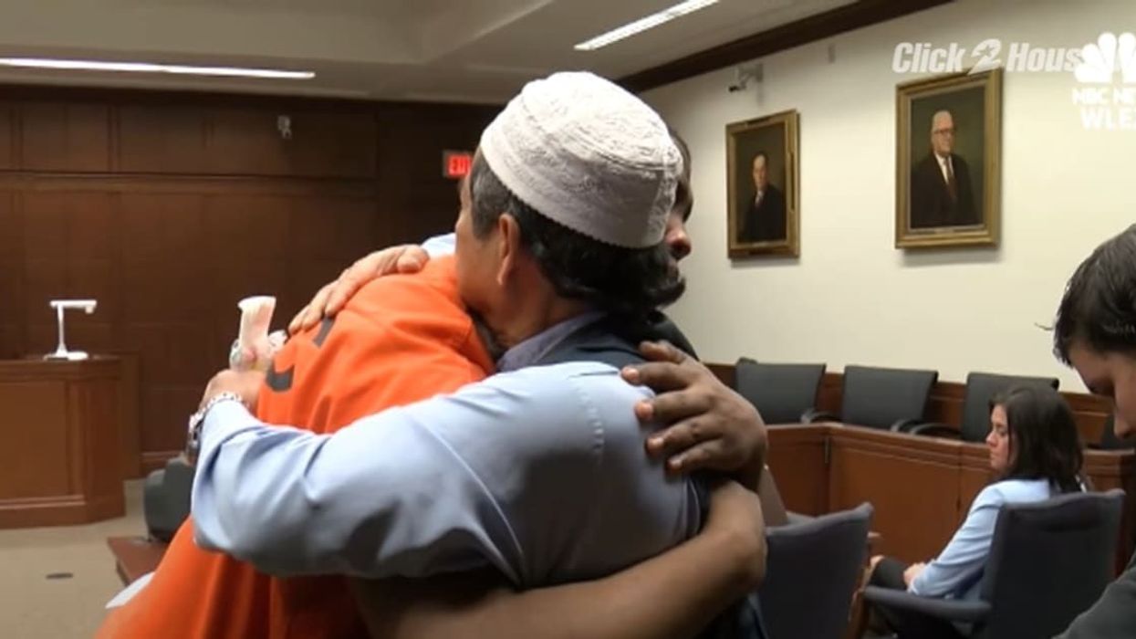 Father forgave and hugged the man involved in the killing of his son in US court