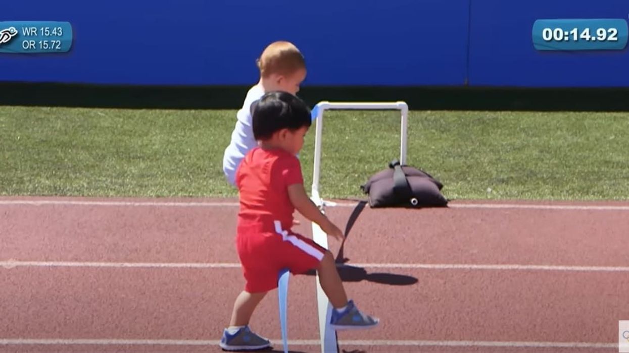 Adorable clips show what would happen if cute babies competed in the Olympics