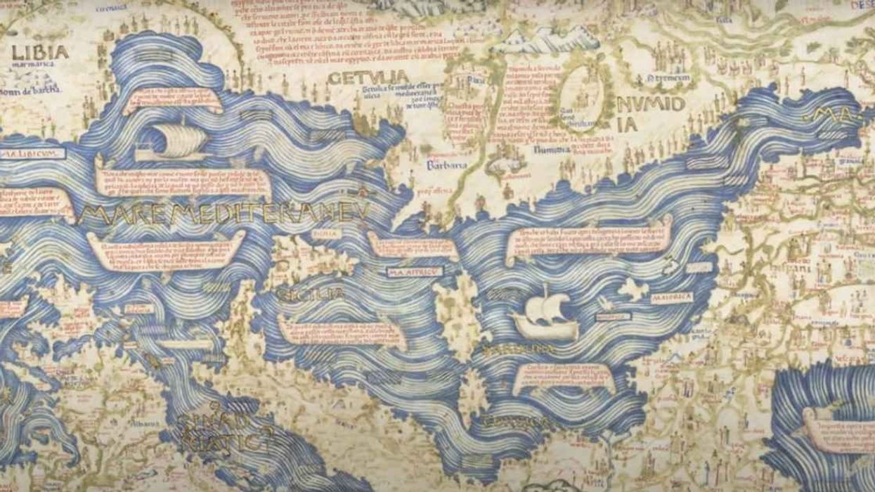 15th-century monk crowdsourced unbelievably accurate world map with almost 3,000 annotations