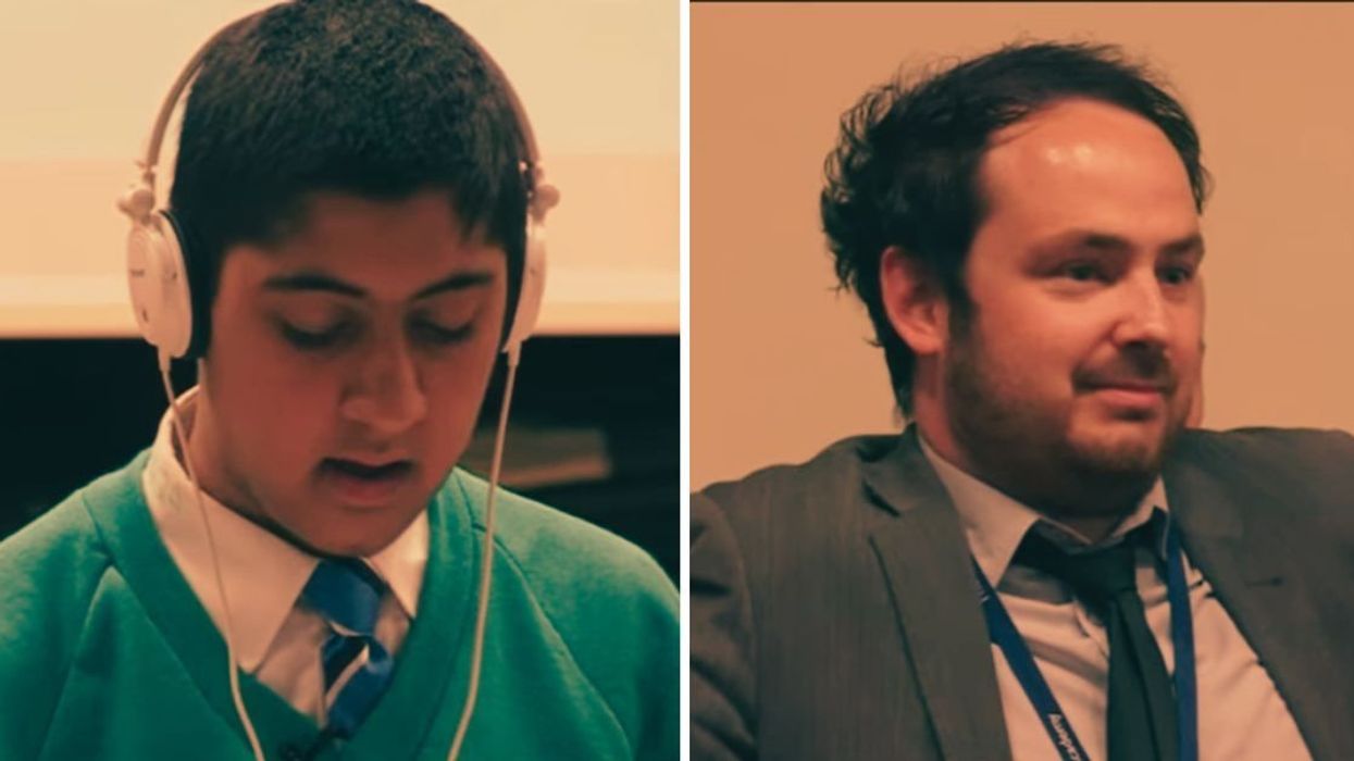 Student with stammer gives stunning speech using technique from 'The King's Speech' movie