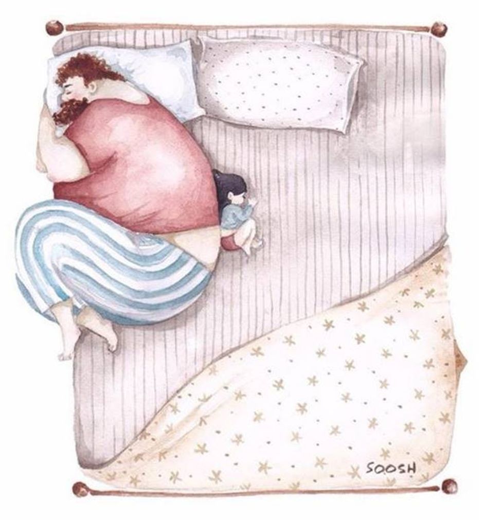 Dads make lots of space for us.