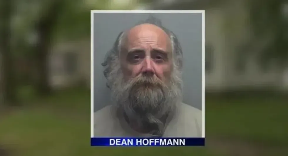 Dean Hoffman in his mugshot.