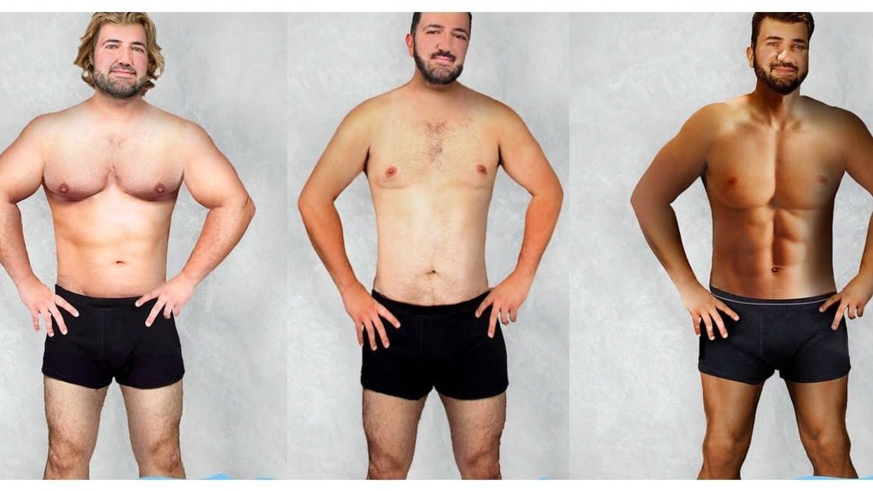19 countries Photoshopped one man to fit their idea of the perfect body