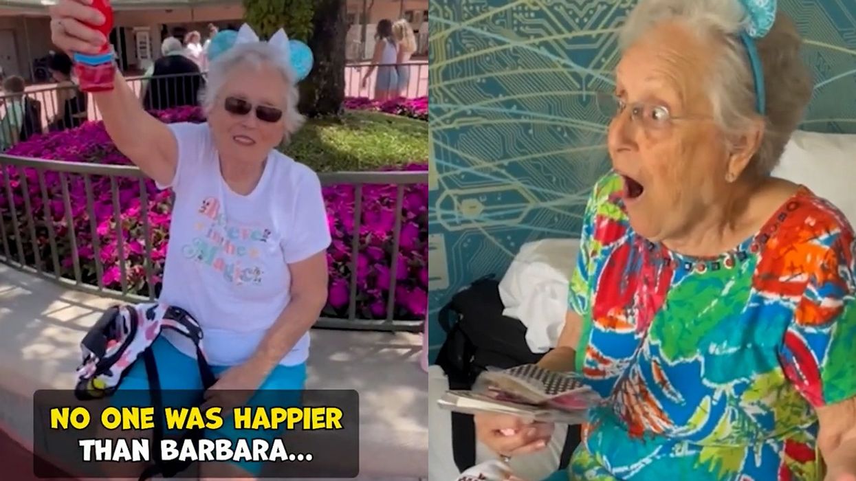 family, Disneyland, grandma, connection, loneliness, elderly