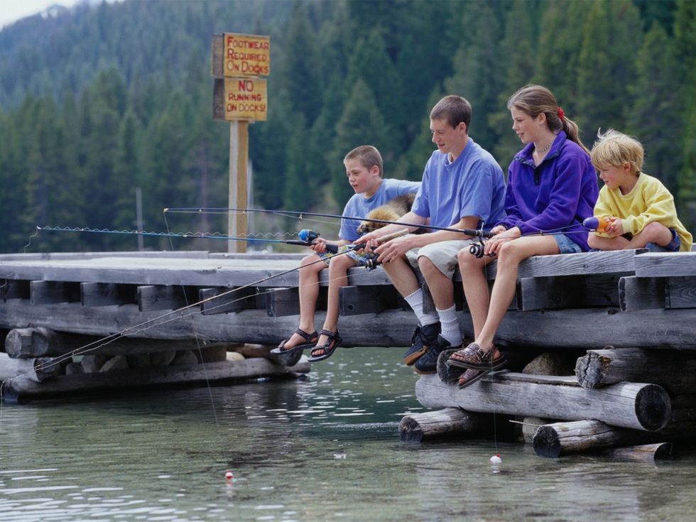 fishing, grandparents, nature, outside, doomscrolling, baking, letter writing, TikTok, YouTube