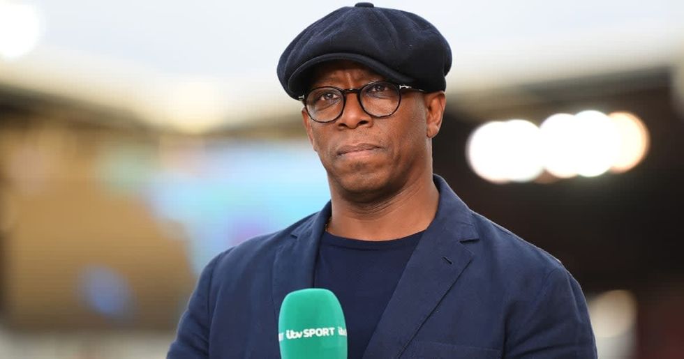 Former England player Ian Wright looks on prior to the FIFA Women's World Cup 2023 Qualifier group D match between England and Luxembourg at Bet365 Stadium on September 06, 2022 in Stoke on Trent, United Kingdom. (Photo by Michael Regan/Getty Images)
