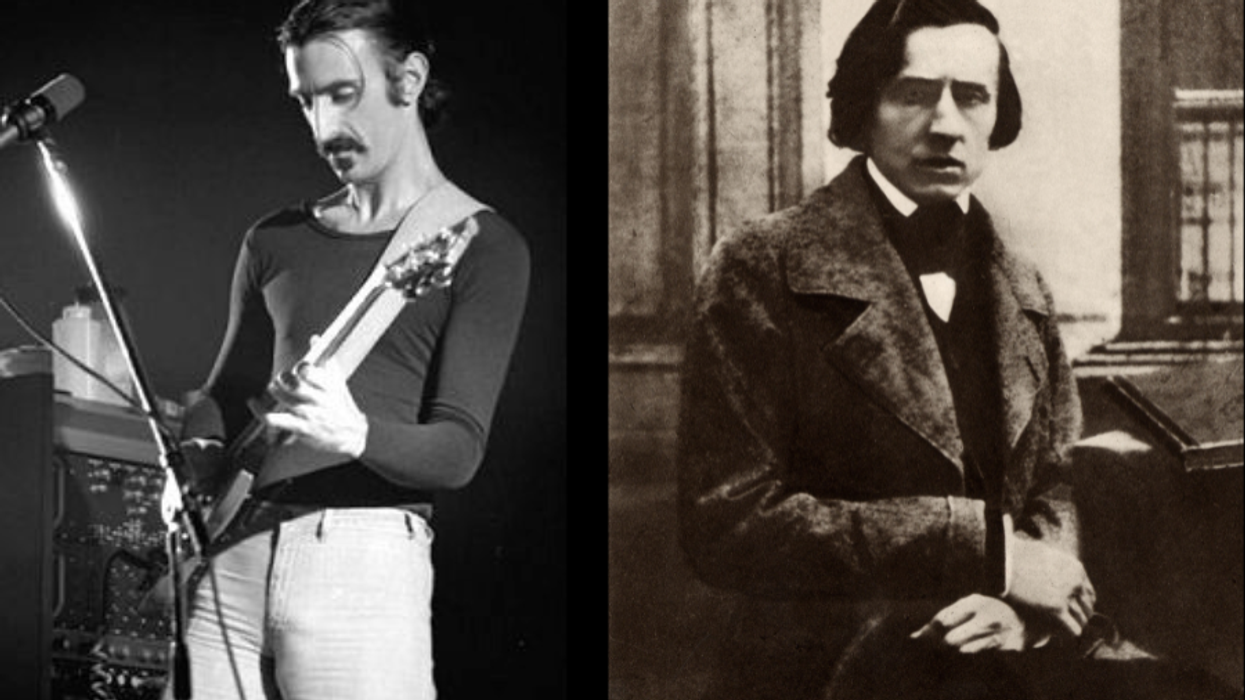 frank zappa, frederic chopin, Pomona College, pranks, music