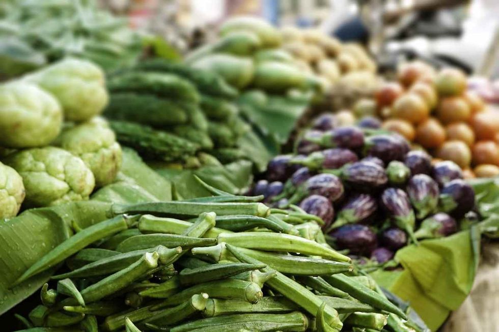 Fresh Okra at the market (Representative Image Source: Getty Images | Laurie Rubin)