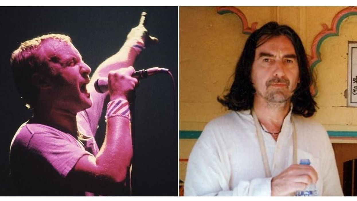 George Harrison, Quiet Beatle, Beatles humor, Beatles press, Monty Python, Life of Brian, All Things Must Pass, The Art of Dying, Ringo Starr, Billy Preston, Eric Clapton, Phil Spector, Phil Collins, Genesis band, Beatles recording, music pranks, rock history, classic rock, Beatles stories, Harrison prank