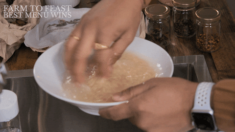 giphy, cooking rice, procedures, pre-boil, importan nutrients, cooking, lower heat, safer meals