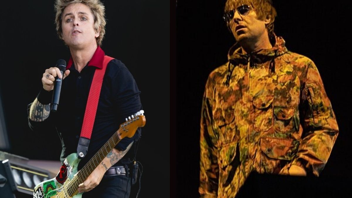 green day, oasis, wonderwall, billie joe armstrong, liam gallagher