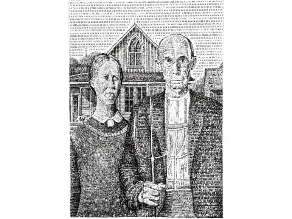 history, classic art, famous painting, art series, Portraits of America, typing