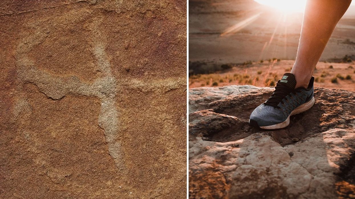 history, dinosaurs, paleontology, early humans, petroglyphs, footsteps, spirituality