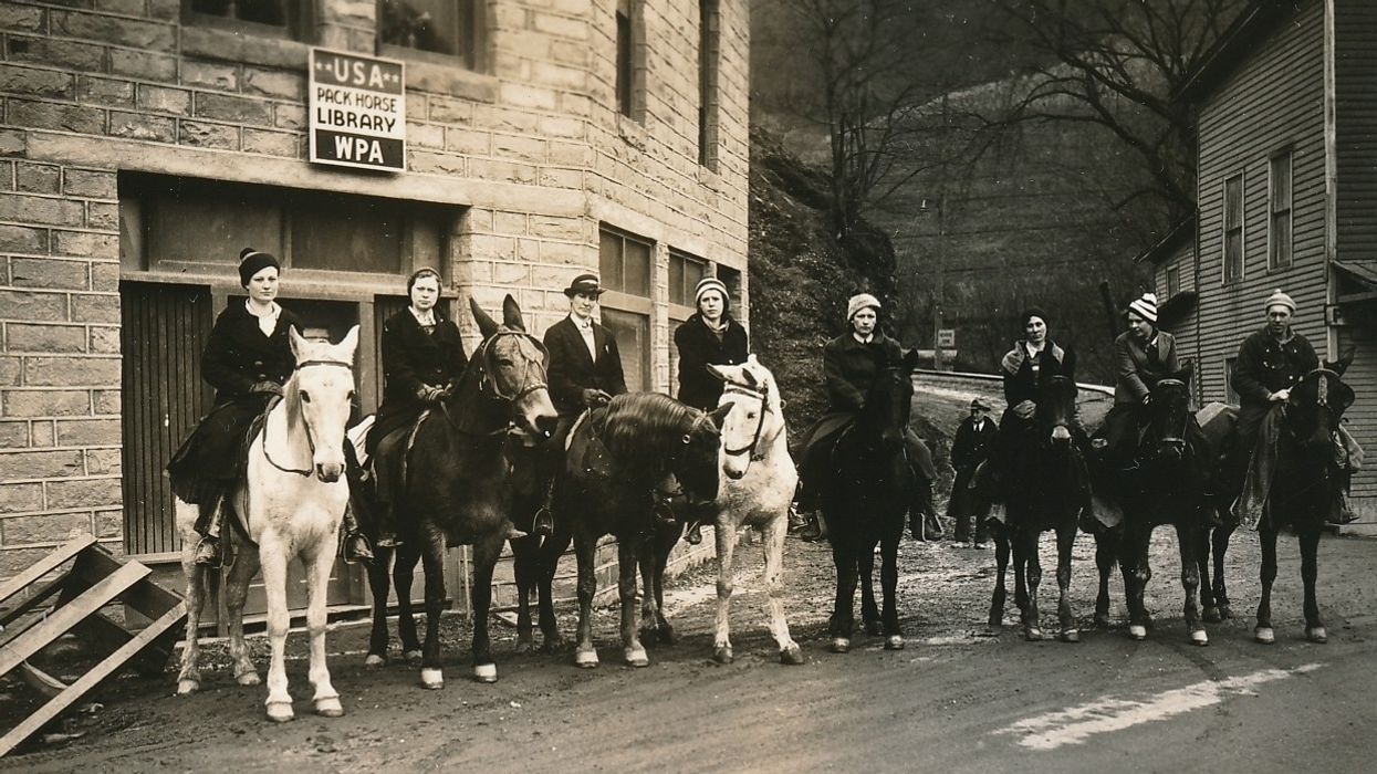 horses, pack horse, librarians, kentucky, WPA