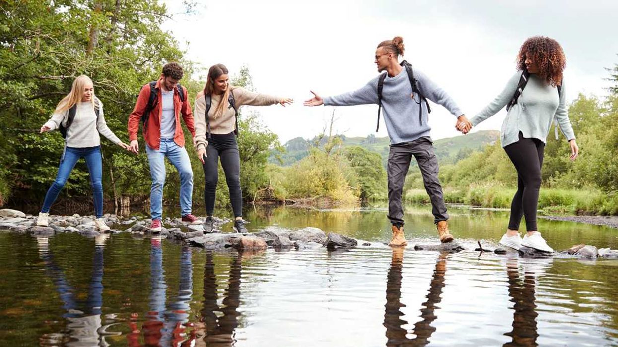 human behavior, hiking, people, social circles, perception, isolation, fear, conncetion