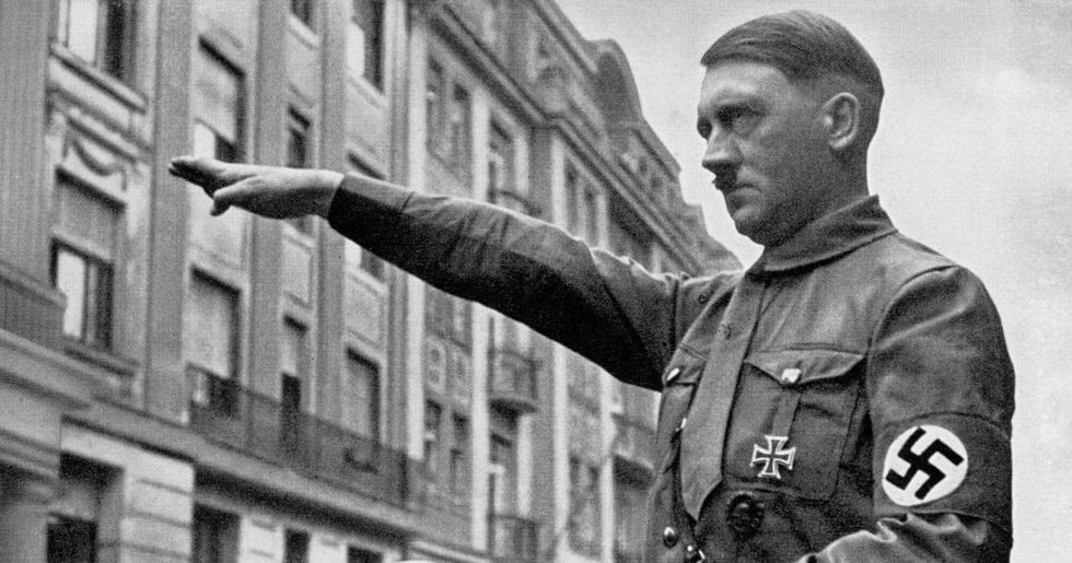 Image Source: Adolf Hitler (1889 - 1945) in Munich in the spring of 1932. (Photo by Heinrich Hoffmann/Archive Photos/Getty Images)