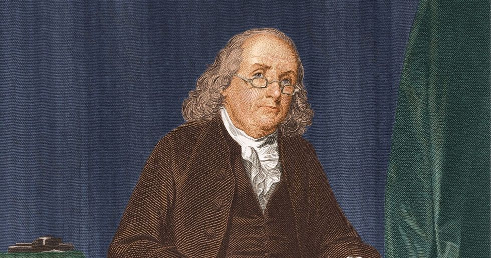 Image Source : American statesman, scientist and philosopher Benjamin Franklin (1706 - 1790). (Photo by Stock Montage/Stock Montage/Getty Images)