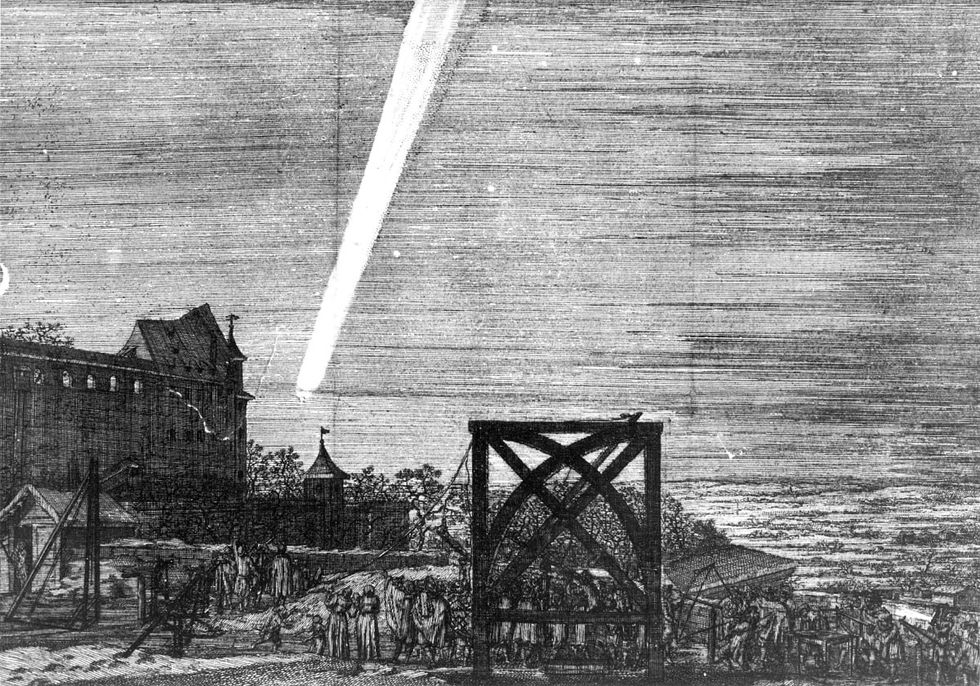 Image Source: Comet of December 1680 (Kirch), 1681. (Photo by Oxford Science Archive/Print Collector/Getty Images)