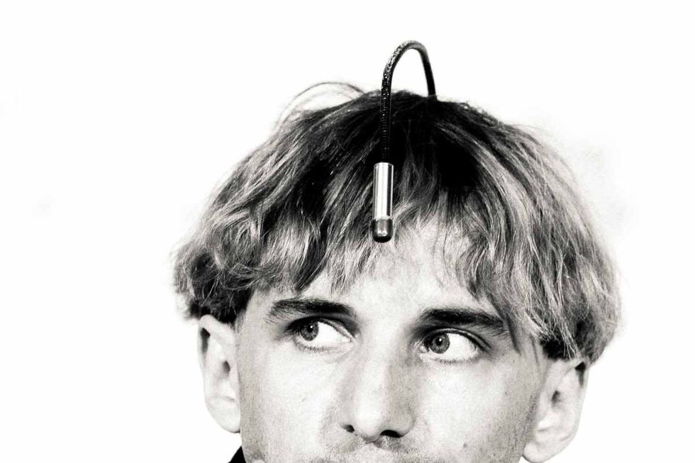 Image Source: Contemporary artist and cyborg activist Neil Harbisson best known for having an antenna implanted in his skull and for being officially recognised as a cyborg by a government attends Campus Party on July 21, 2017 in Milan, Italy. (Photo by Rosdiana Ciaravolo/Getty Images)