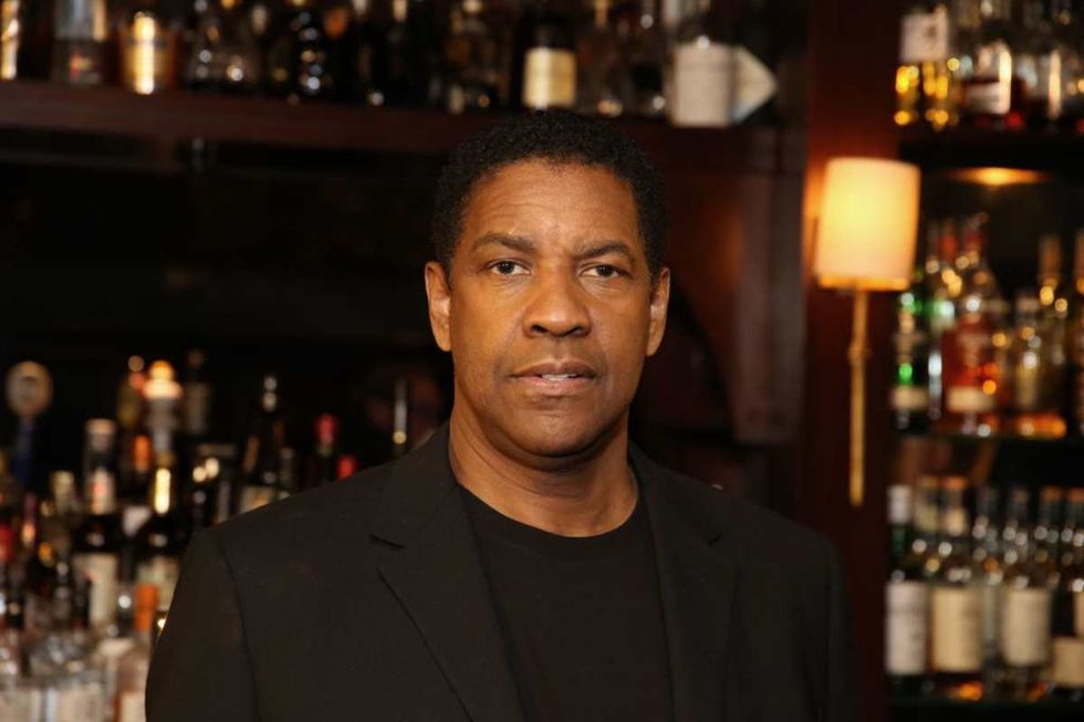 Image Source: Denzel Washington attends the Broadway cast of
