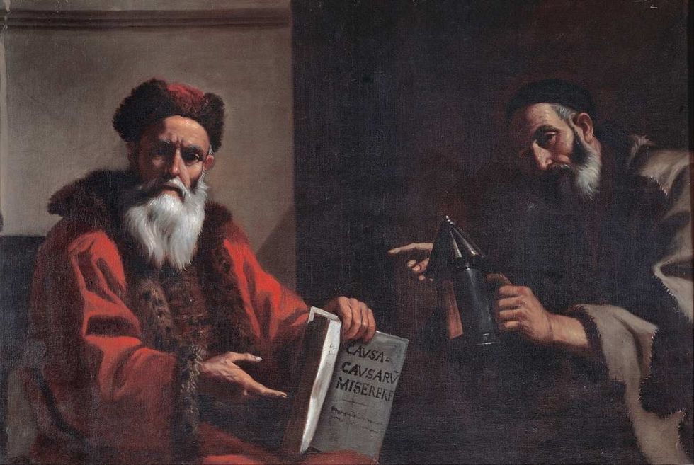 Image Source: Diogenes and Plato, 1649. Found in the collection of the Musei Capitolini, Rome. (Photo by Fine Art Images/Heritage Images/Getty Images)