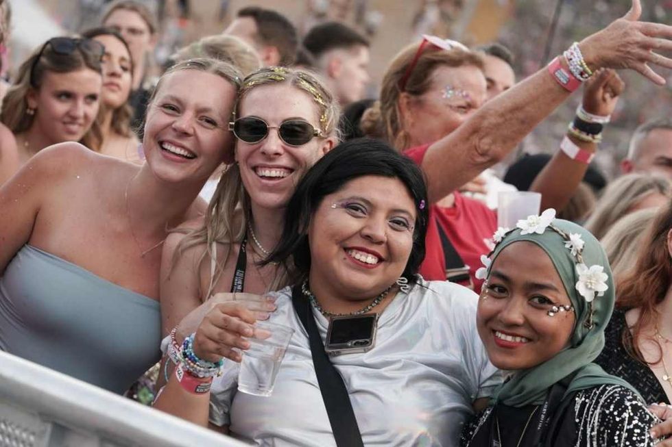 Image Source: Fans during