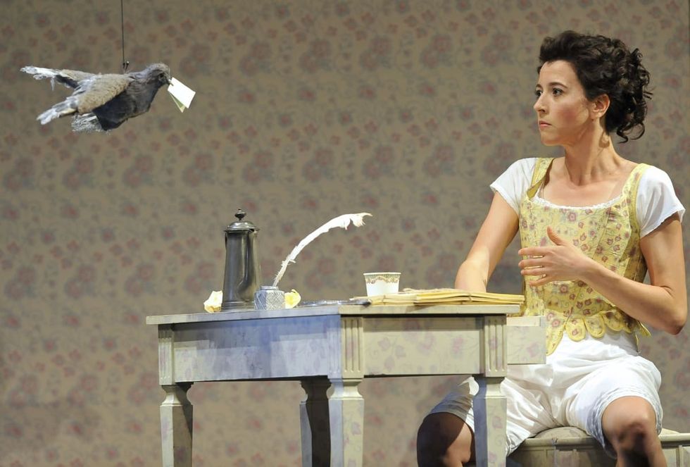Image Source: Lisette Oropesa as Norina in Gaetano Donizetti's Don Pasquale at Glyndebourne Opera House on July 13, 2017 in Glyndebourne, East Sussex. (Photo by Robbie Jack/Corbis via Getty Images)