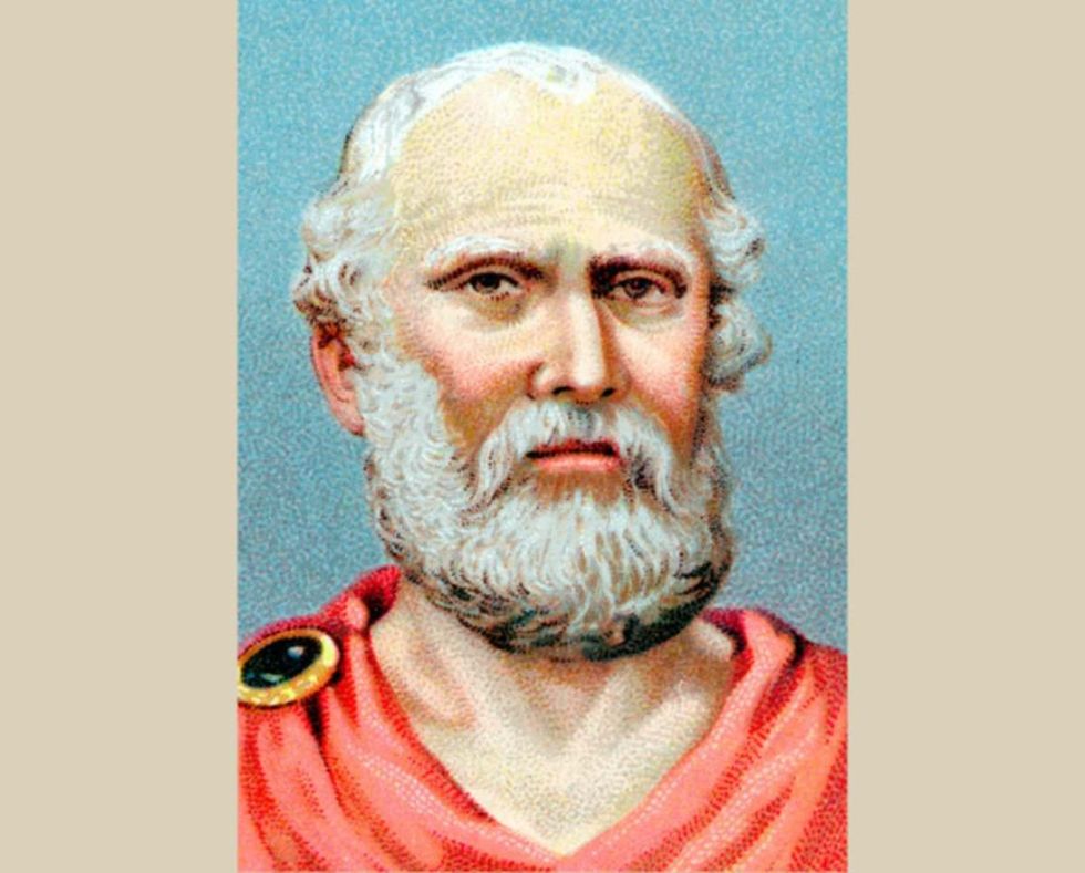 Image Source: Plato (c428-c348 BC), Ancient Greek philosopher. (Photo by Ann Ronan Pictures/Print Collector/Getty Images)