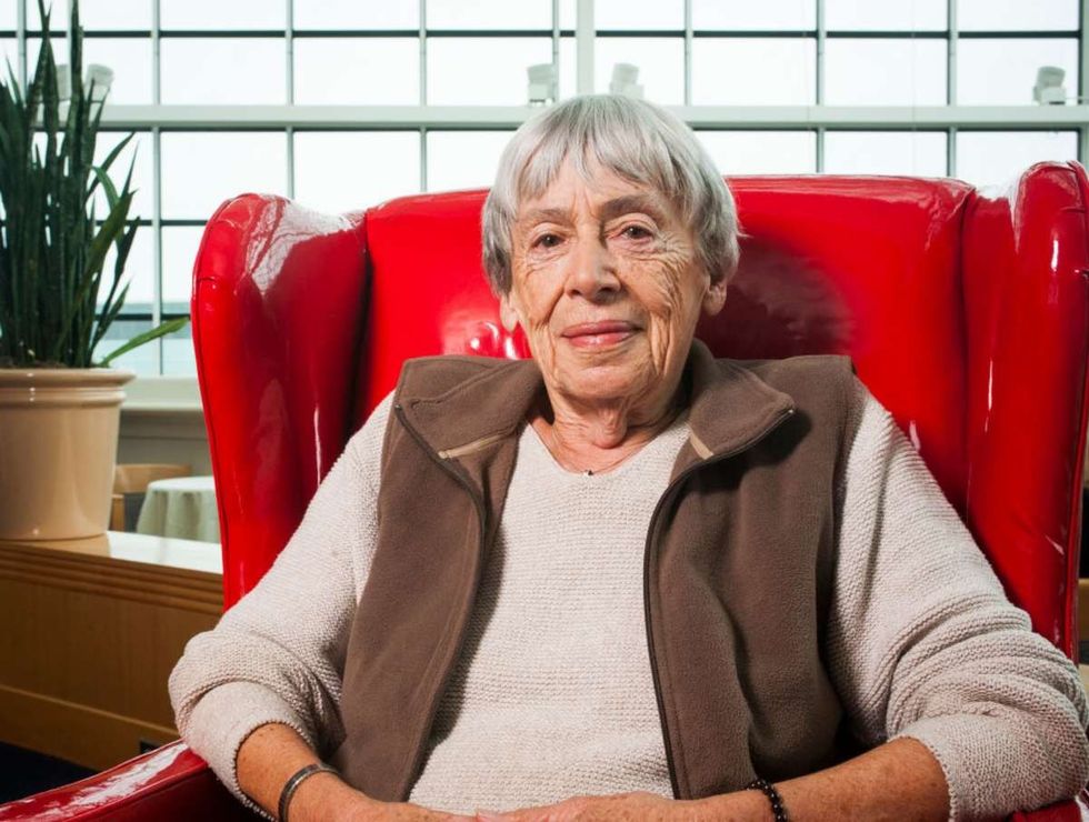 Image Source: Portrait of science fiction author Ursula K Le Guin (1929 - 2018) at Wordstock Literary Festival in Portland, Oregon, United States on 9th October 2011. (Photo by Anthony Pidgeon/Redferns)