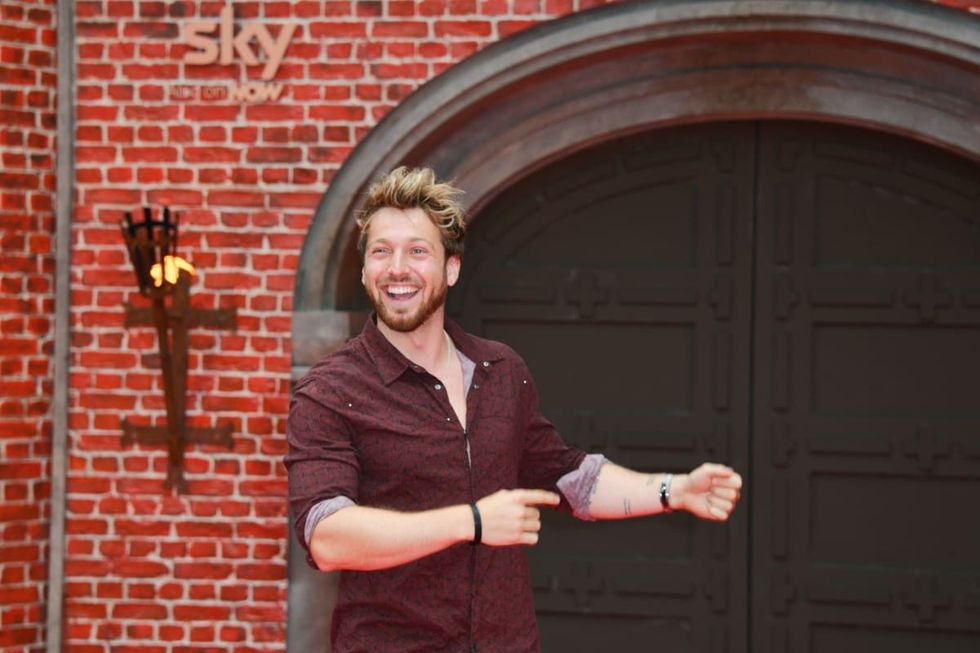 Image Source: Sam Thompson attends the Sky Group Premiere of